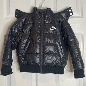 EUC Toddler Boys’ Nike Puffer Coat with Hood, size 3T